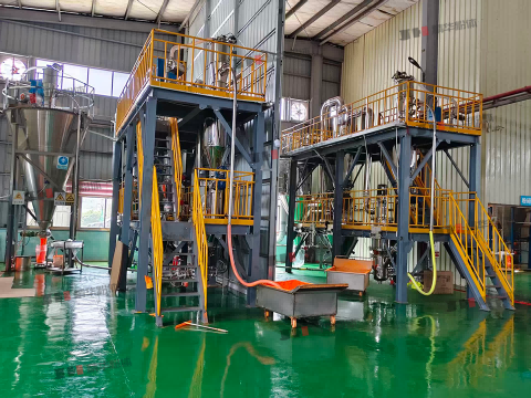 熒光粉氣流粉碎機(jī)--江西某公司